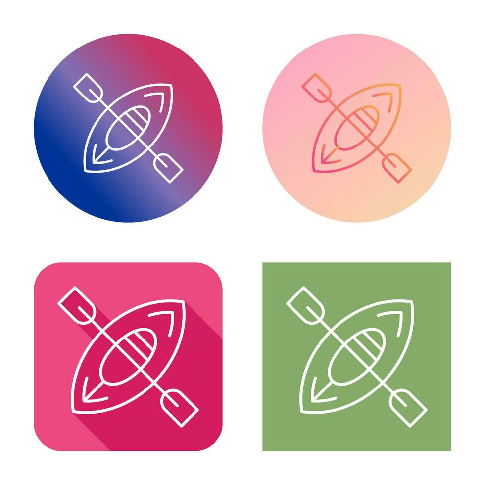 Kayak Vector Icon