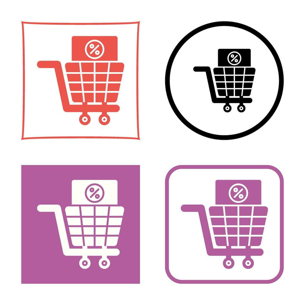 icono de vector de impuesto de compras