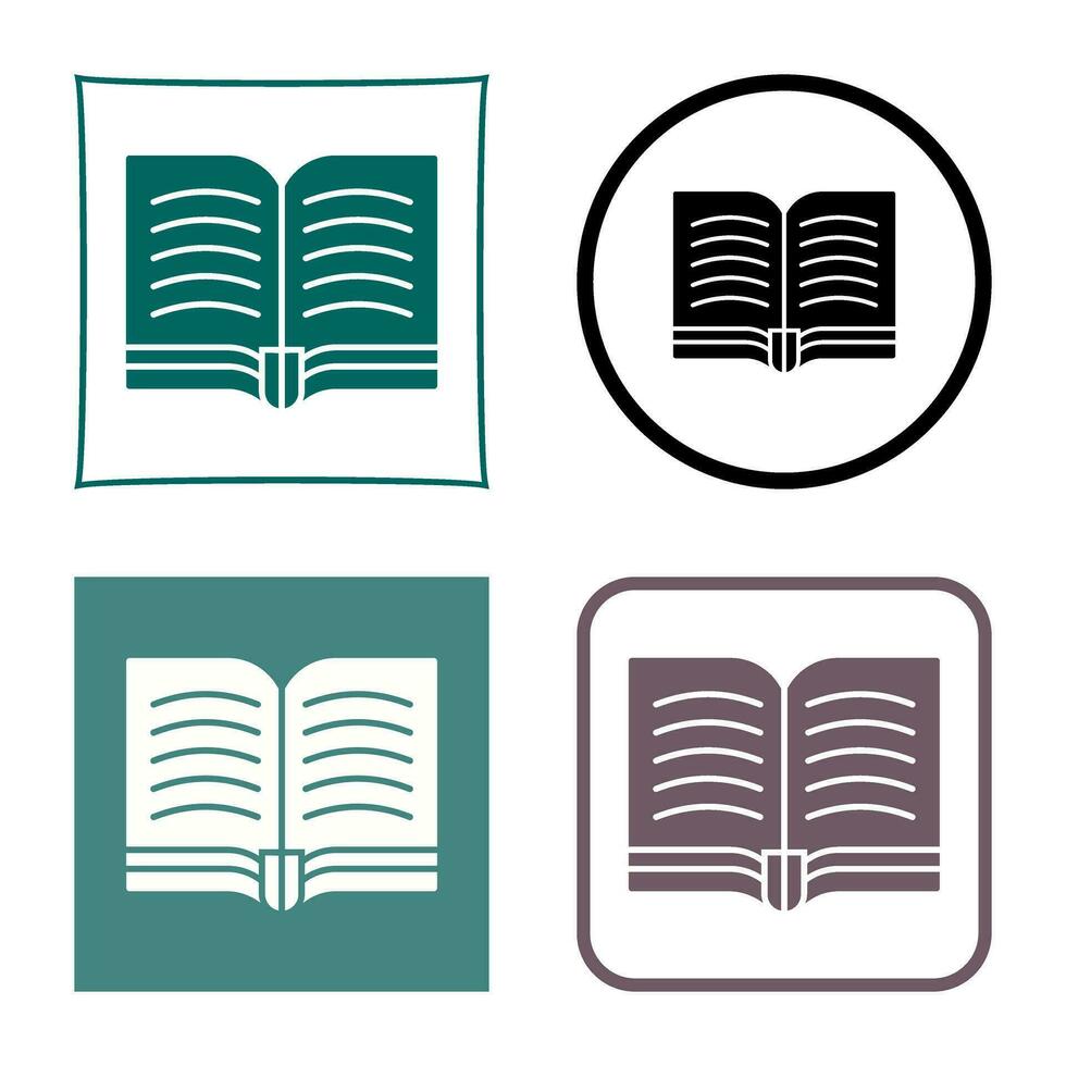 icono de vector de libro