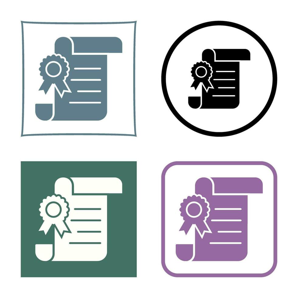 Legal Paper Vector Icon