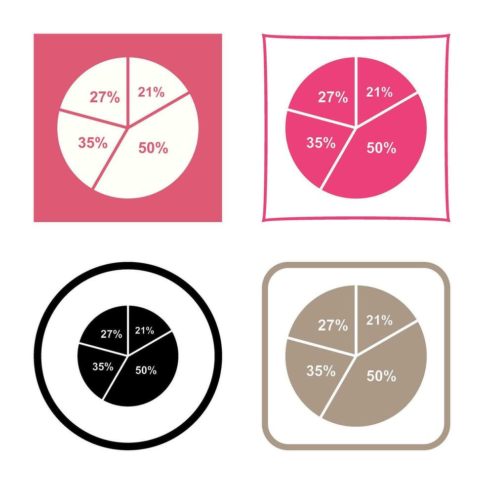 Pie Chart Vector Icon