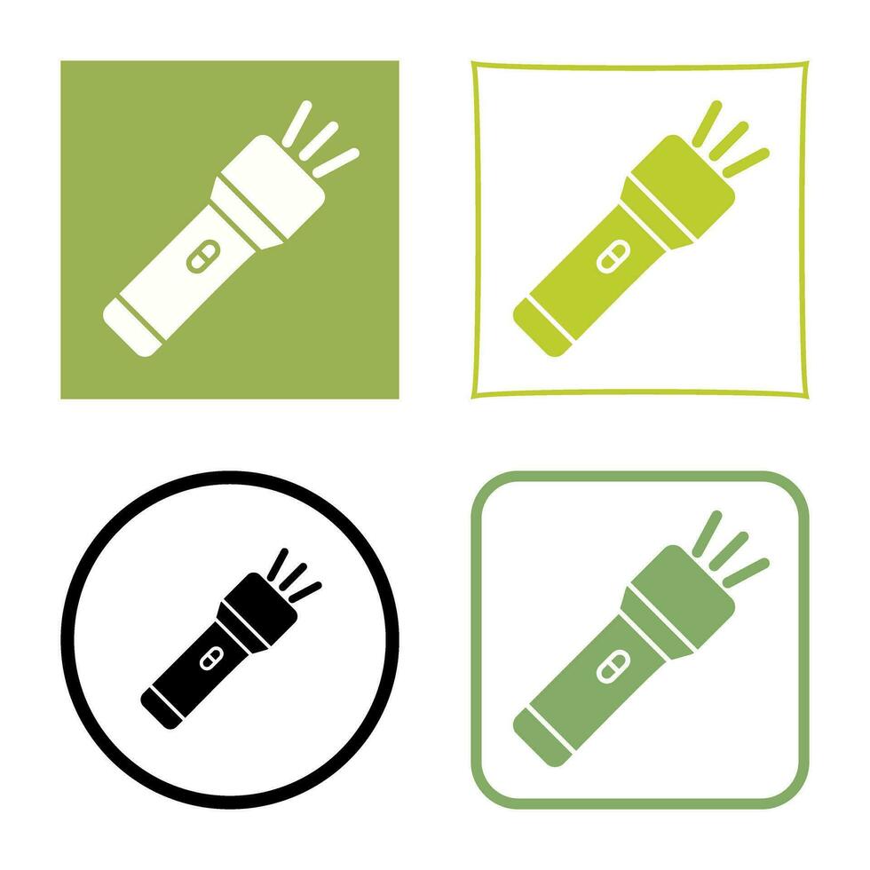 Flashlight Vector Icon