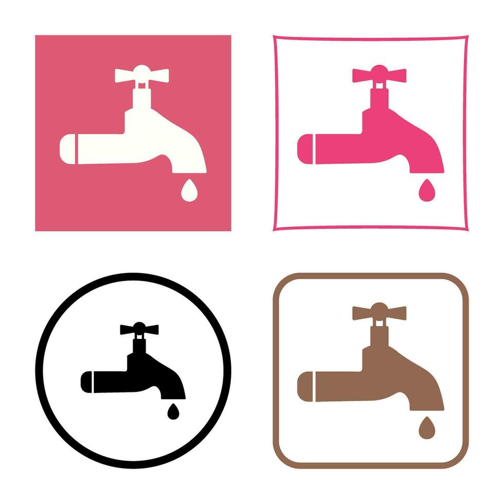 Water Tap Vector Icon