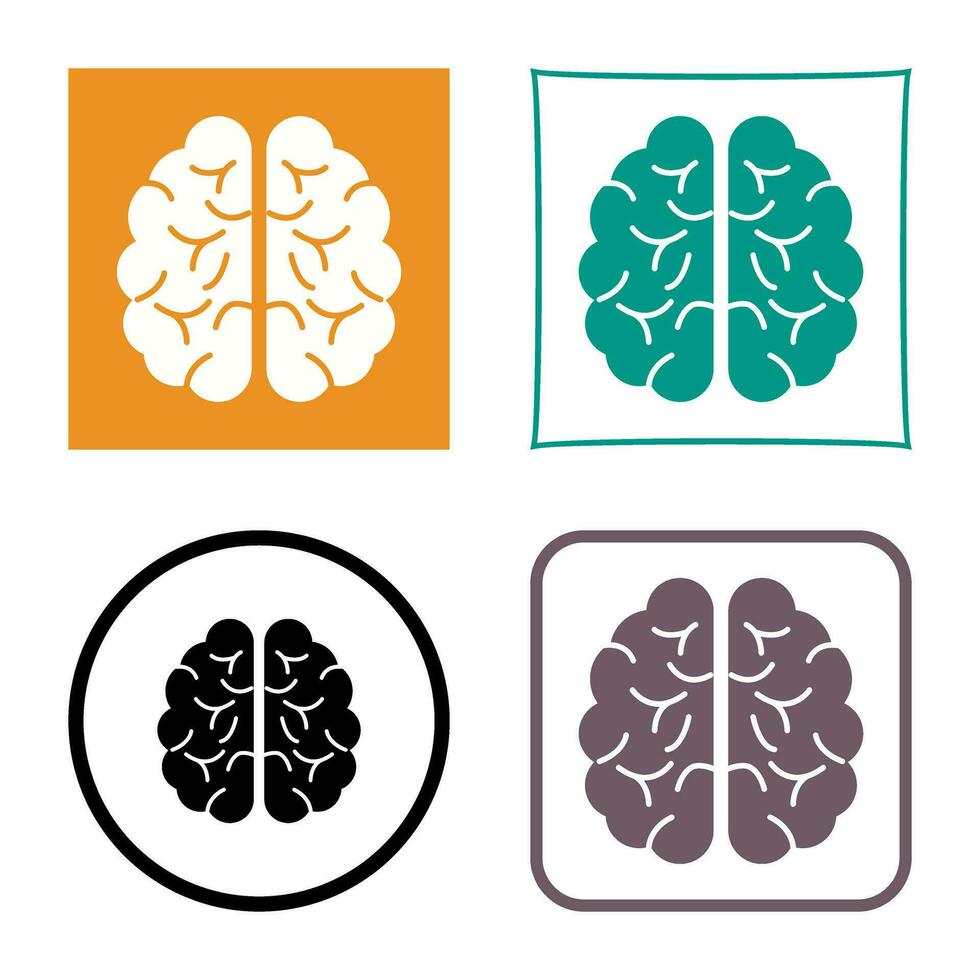 icono de vector de cerebro