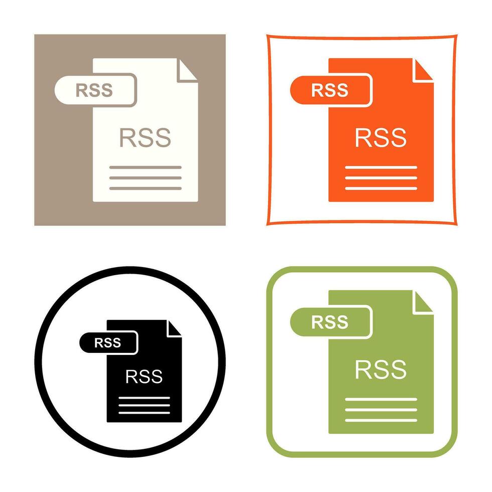 icono de vector de rss