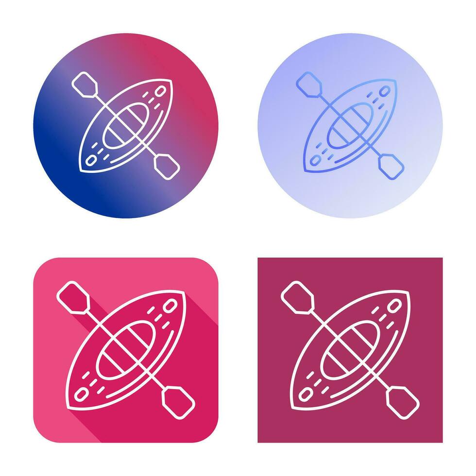 Kayak Vector Icon