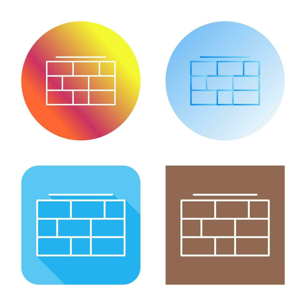Brick wall Vector Icon