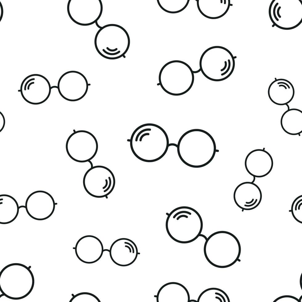 Sunglass seamless pattern background. Business flat vector illustration. Eyewear sign symbol pattern.
