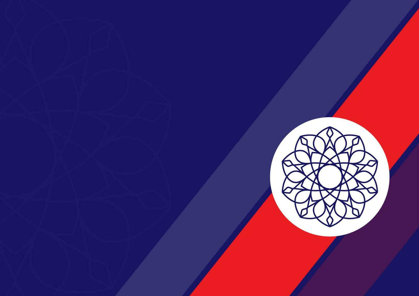 Elegant Background With Mandala And Abstract Shapes vector