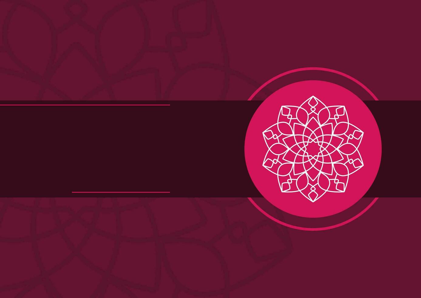 Elegant Background With Mandala And Abstract Shapes vector