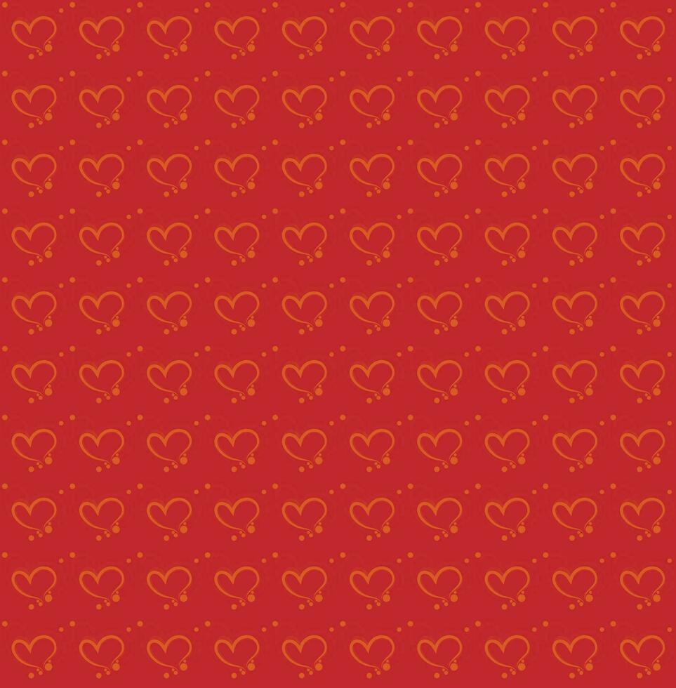 Romantic Seamless Love Pattern vector