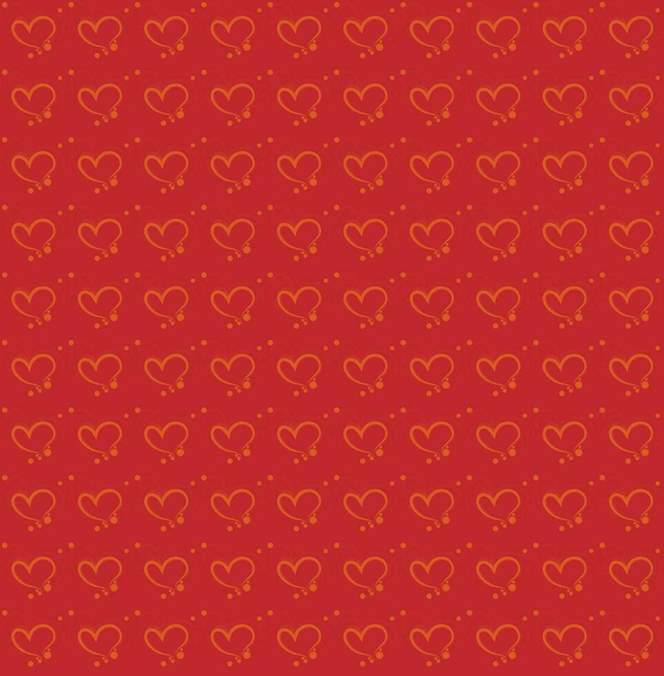 Romantic Seamless Love Pattern vector