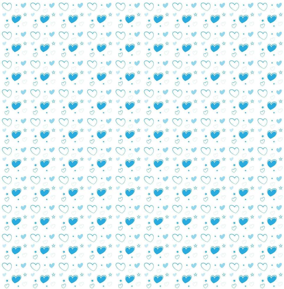 Romantic Seamless Love Pattern vector
