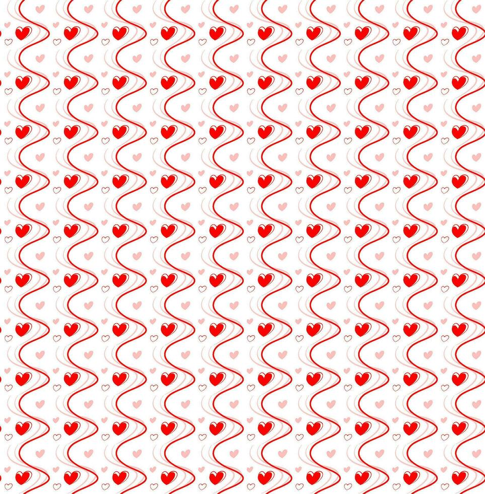 Romantic Seamless Love Pattern vector