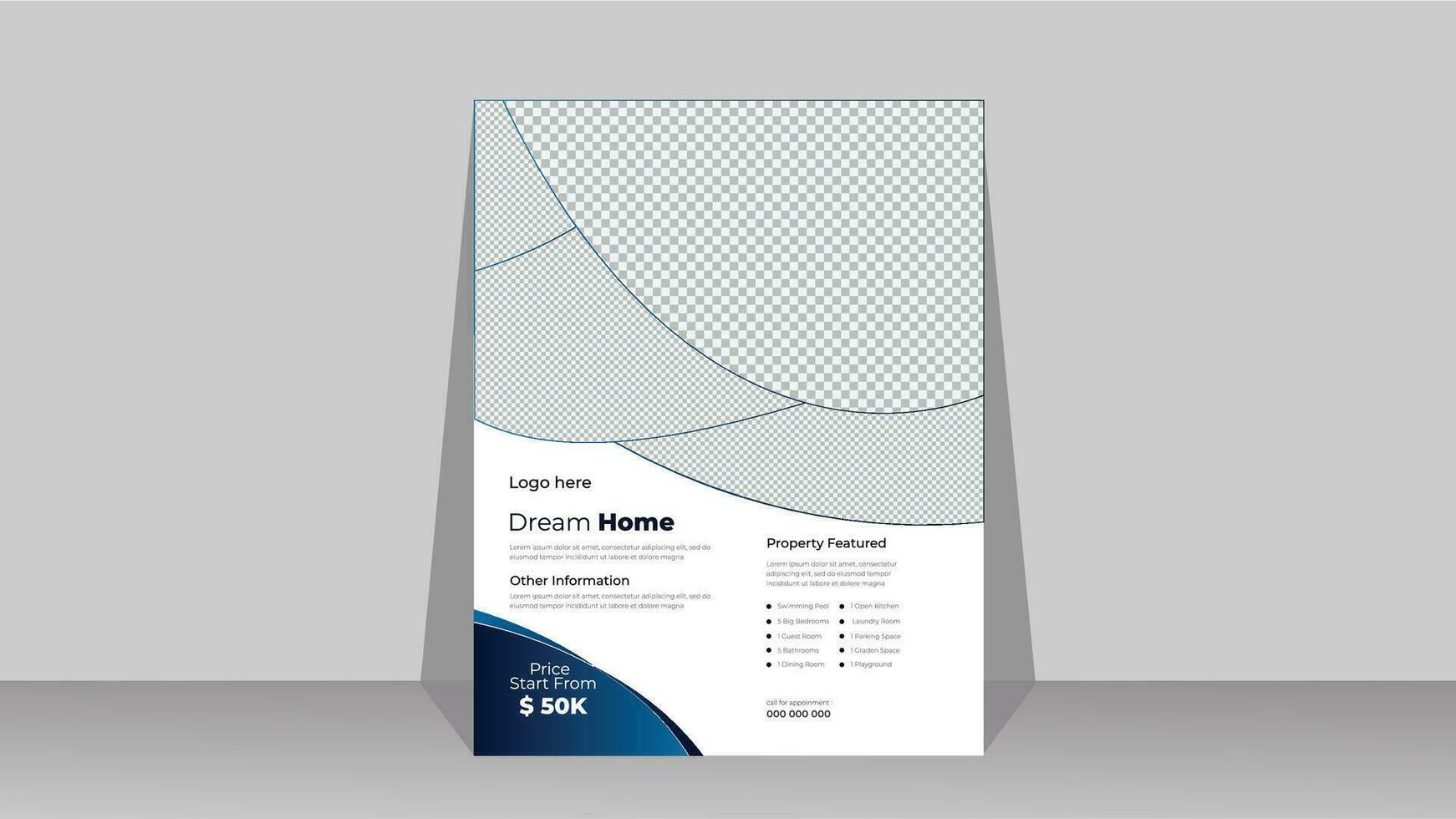 Real estate flyer design for property business Pro Vector .