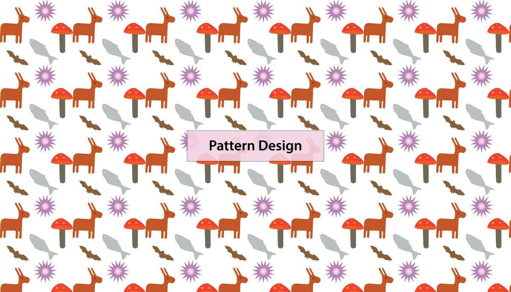 Seamless cartoon cute pattern design for kid Pro Vector .
