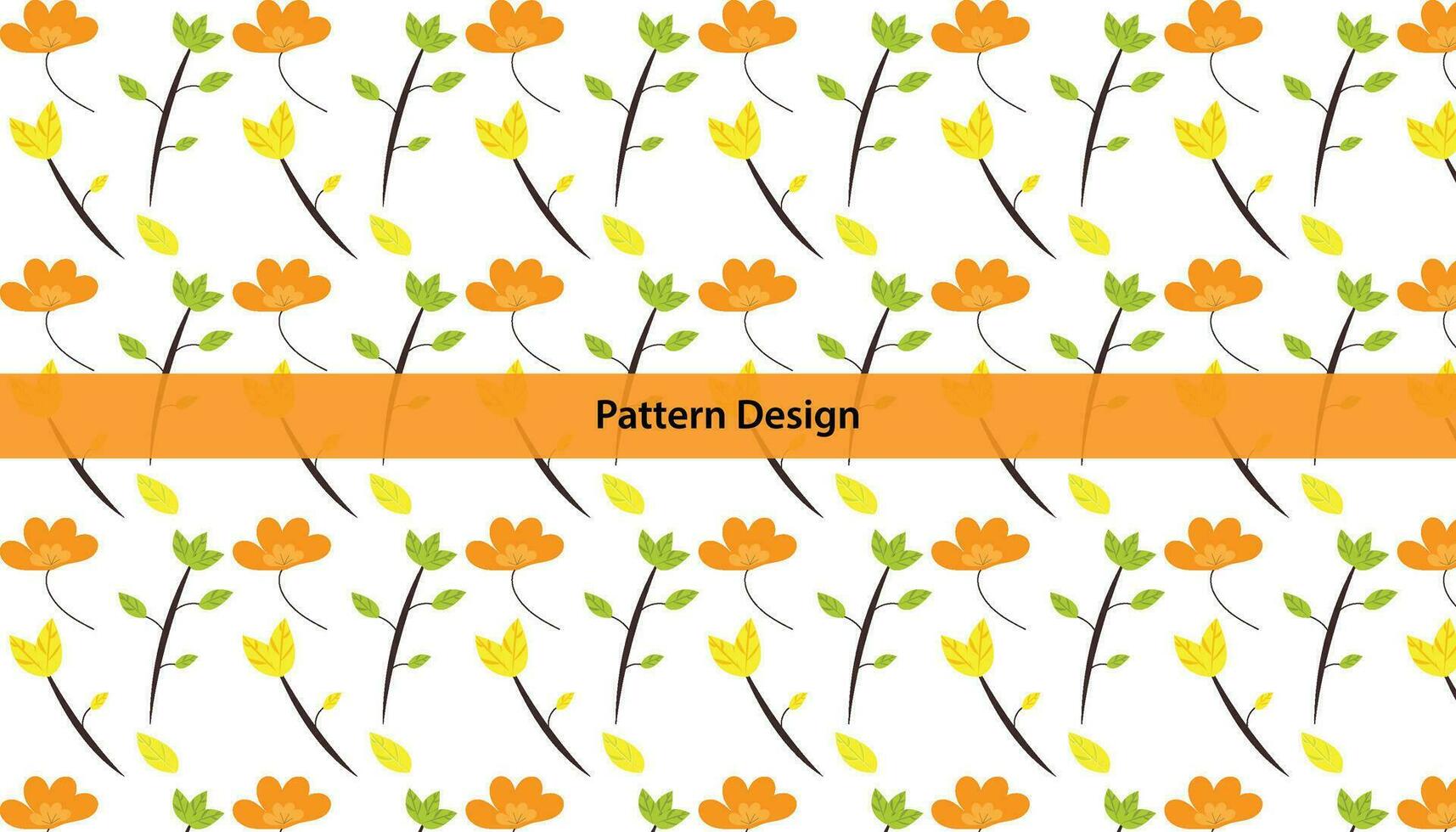 Floral pattern design for seasonal decor Pro Vector .