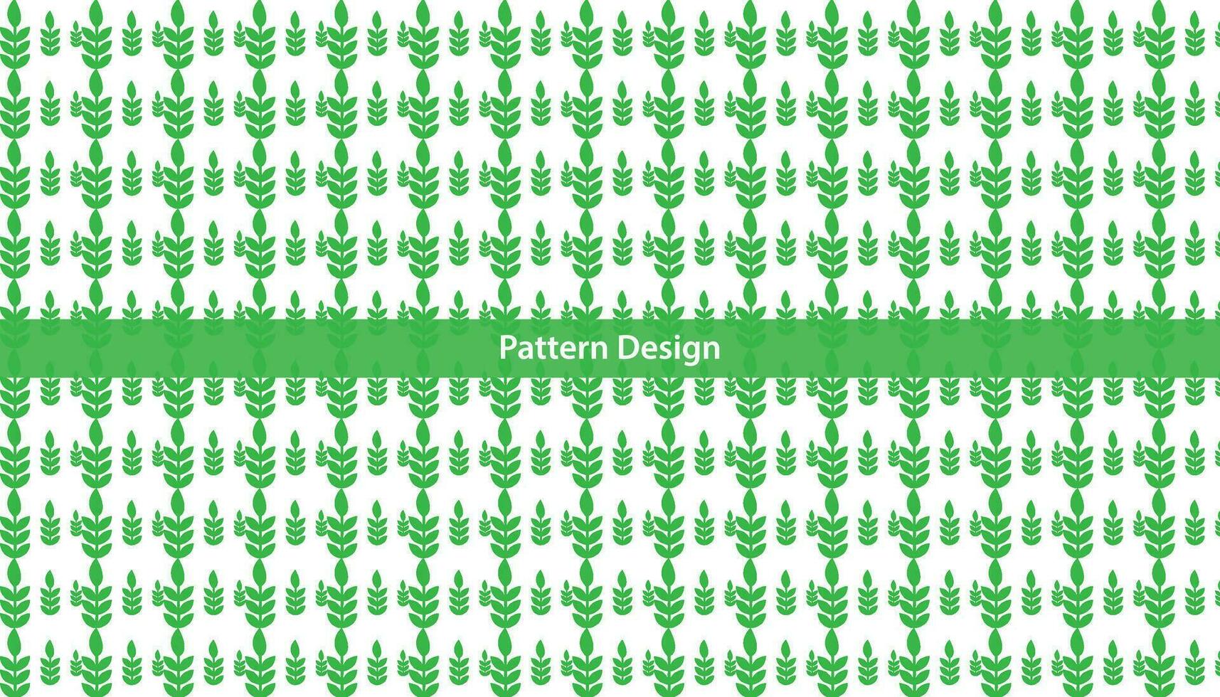 Leaves seamless pattern design set Pro Vector .