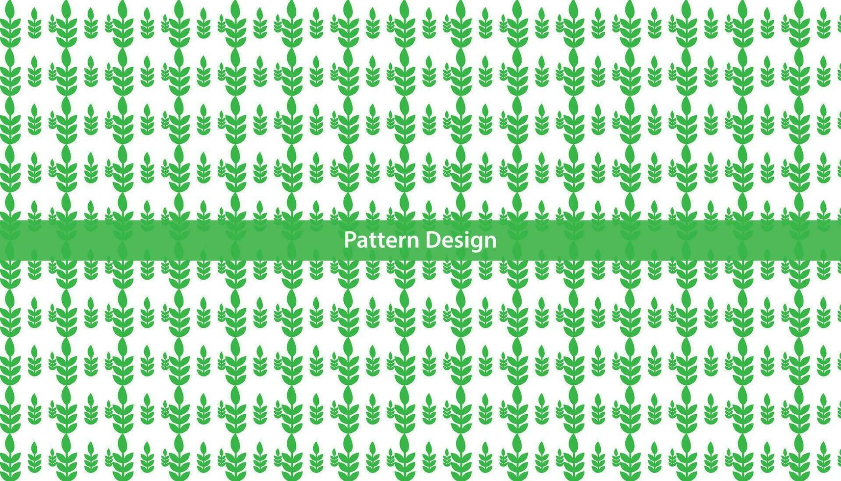 Leaves seamless pattern design set Pro Vector .