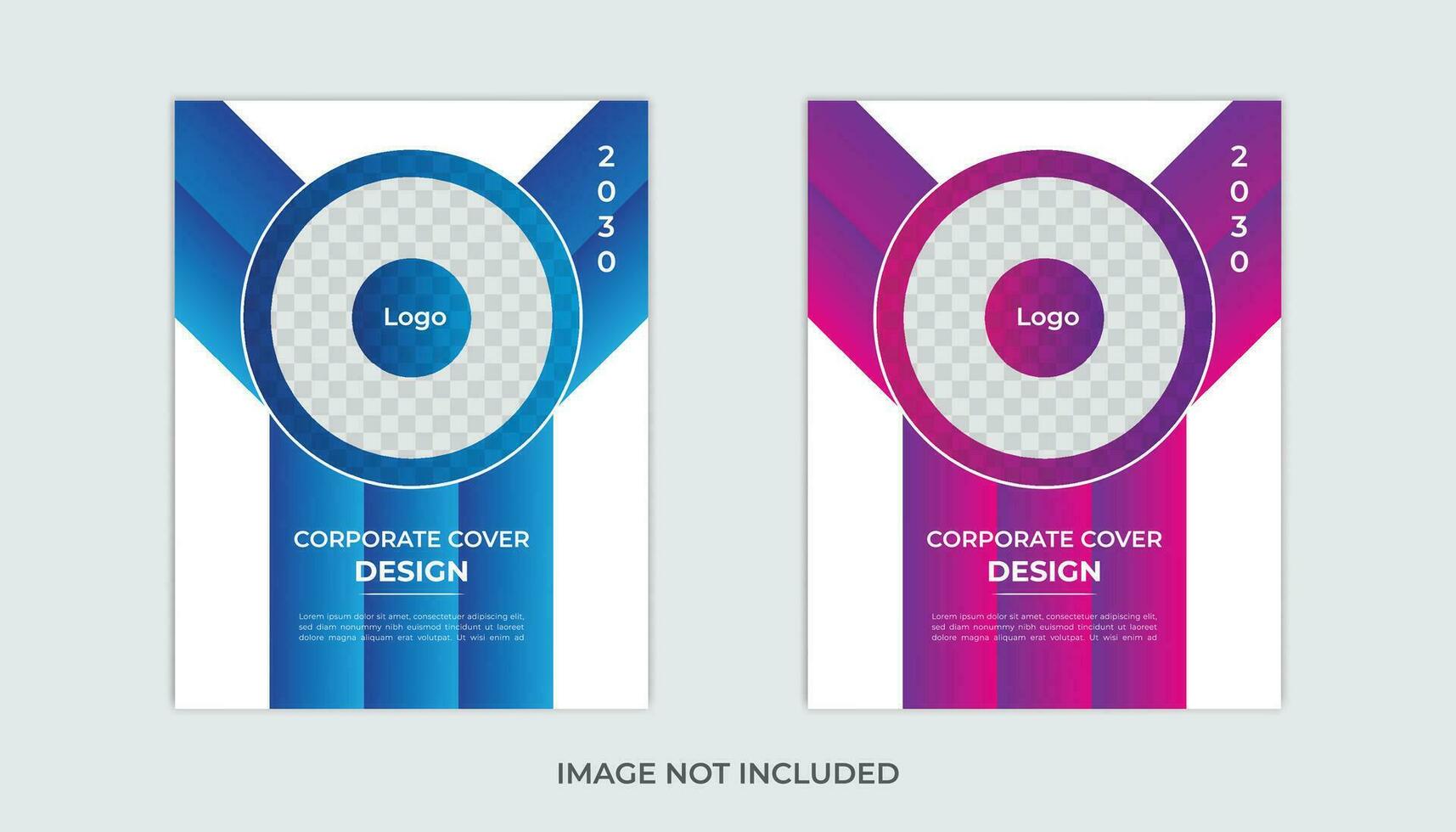 Creative corporate book cover design Pro Vector .