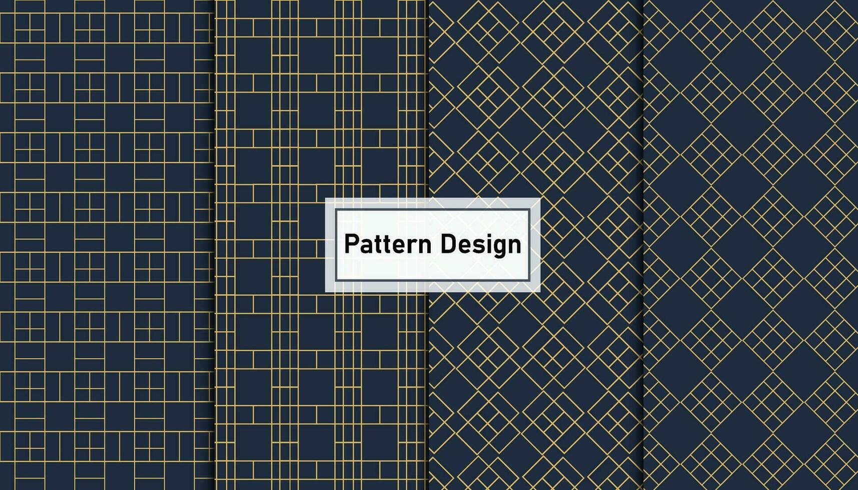 Geometric pattern design set Pro Vector .