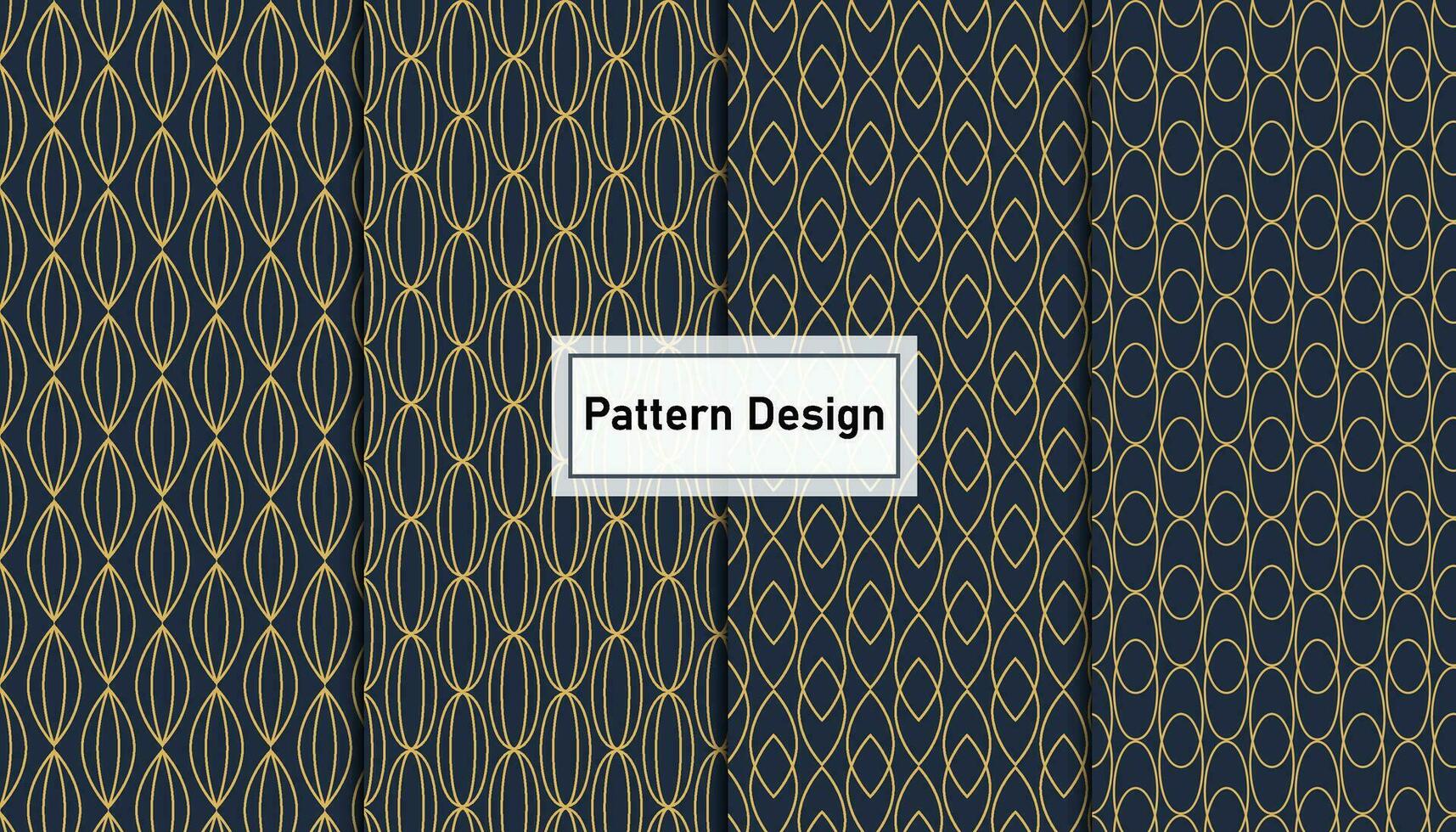 Geometric pattern design set . Pro Vector .