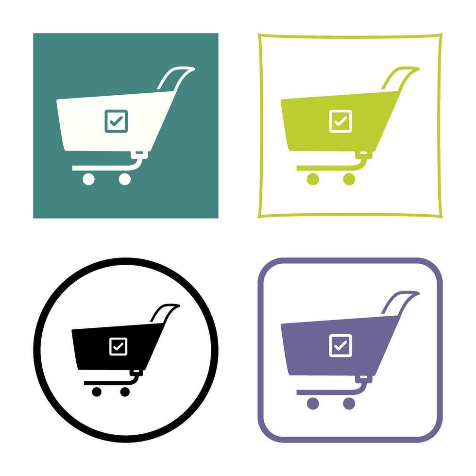 Unique Confirm Order Vector Icon