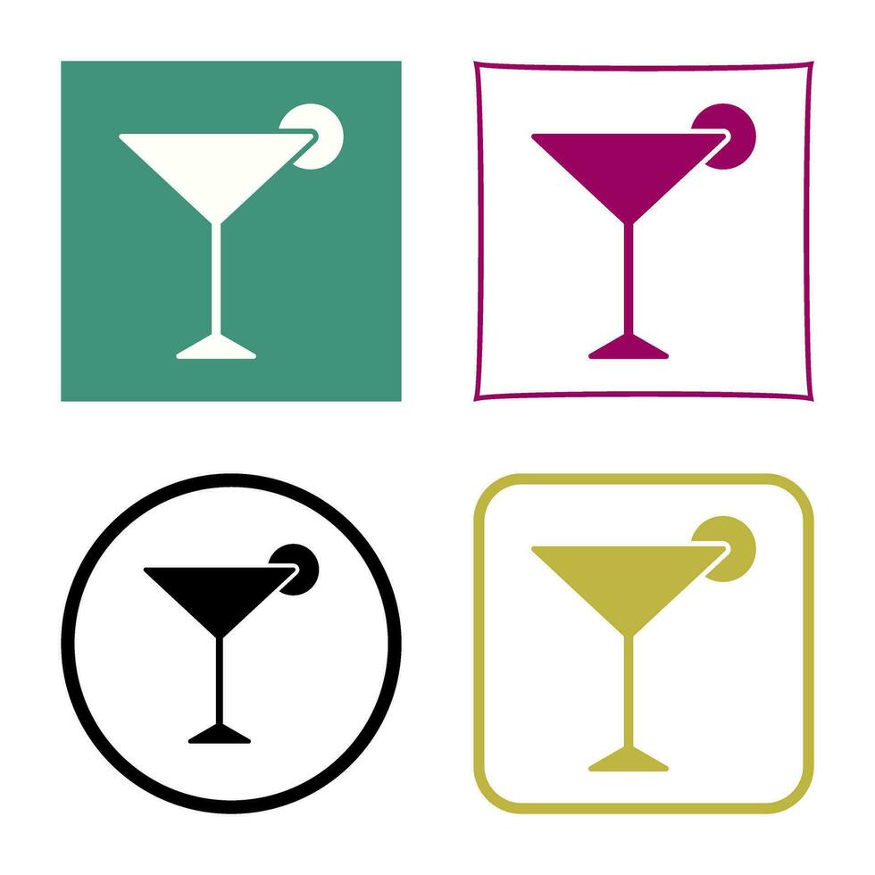 Unique Cosmopolitan Vector Icon