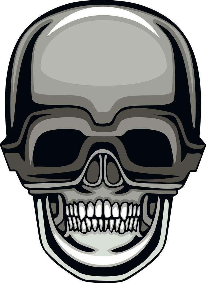 Gothic sign with skull, grunge vintage design t shirts vector