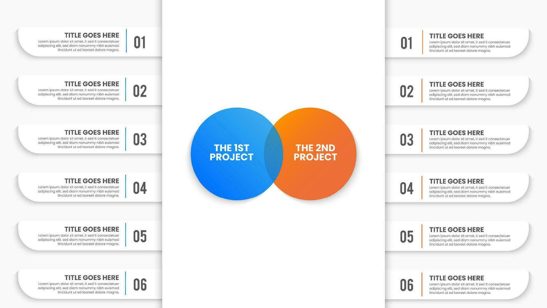 Process Workflow, Do and Don't, Comparison Chart Infographic Template Design vector