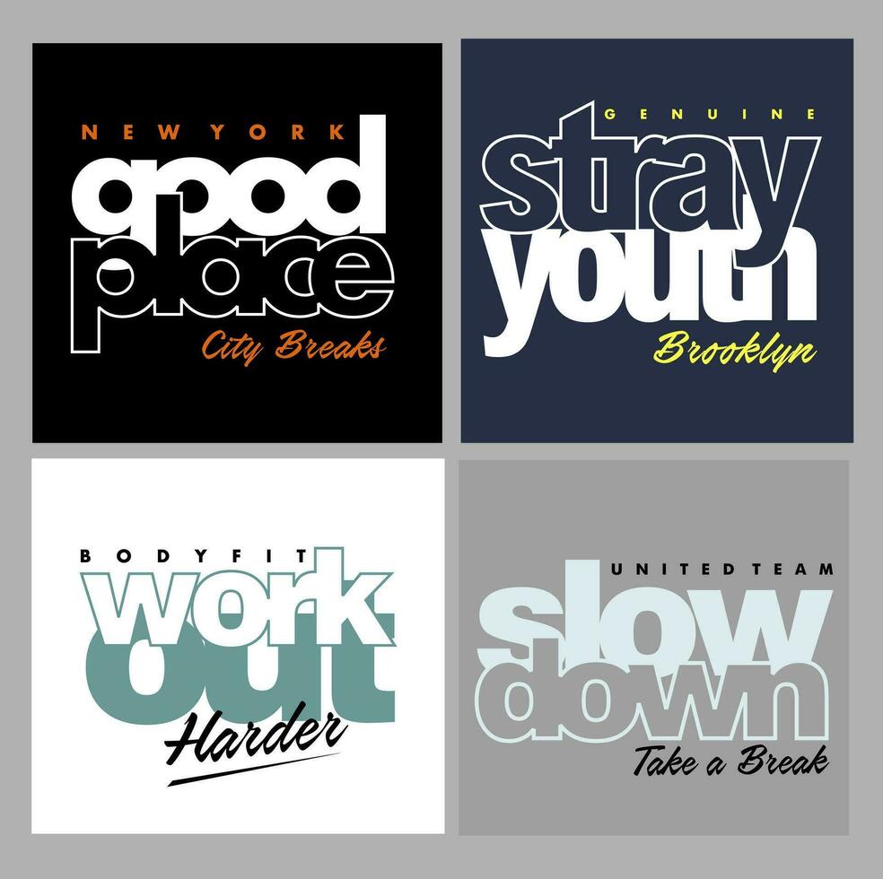 slogan typography vector design for design t-shirt or other use