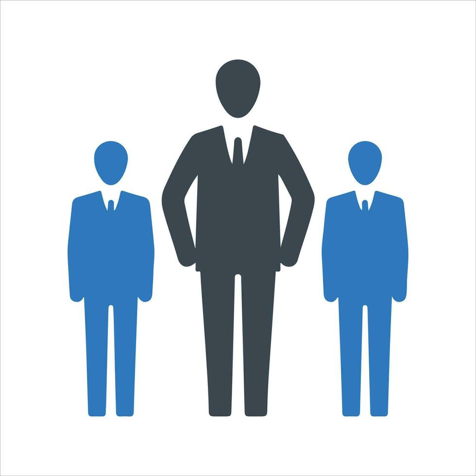 Business Team Icon, vector and glyph