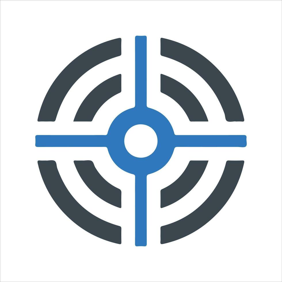 Target Icon, vector and glyph