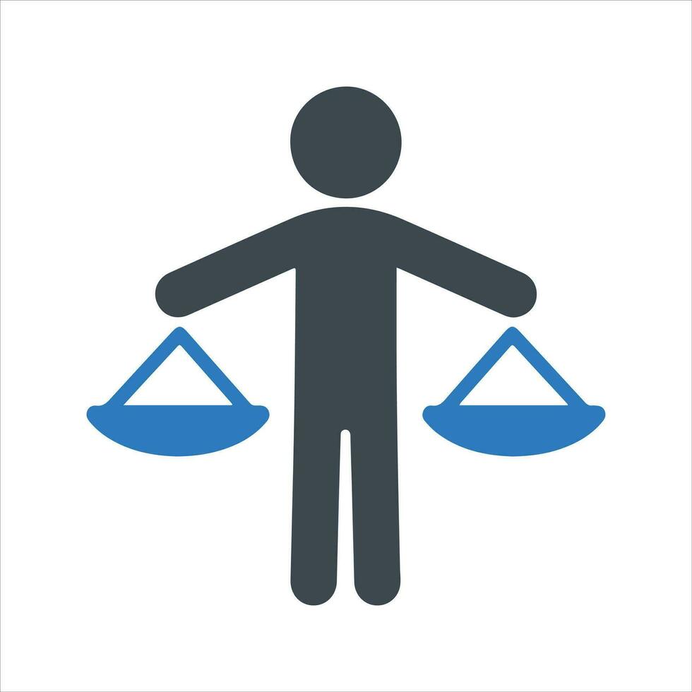 Business Law Icon. Vector and Glyph