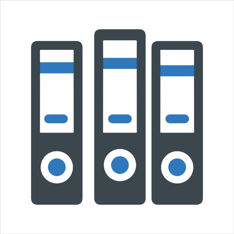 Library Shelves icon. Vector and glyph