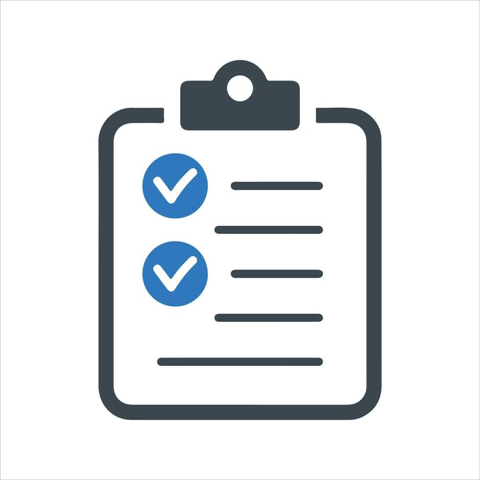 Check mark icon. Vector and glyph