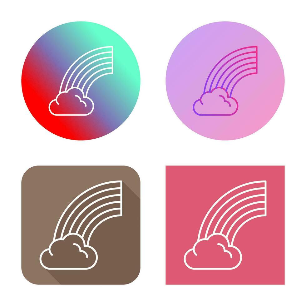 icono de vector de arco iris