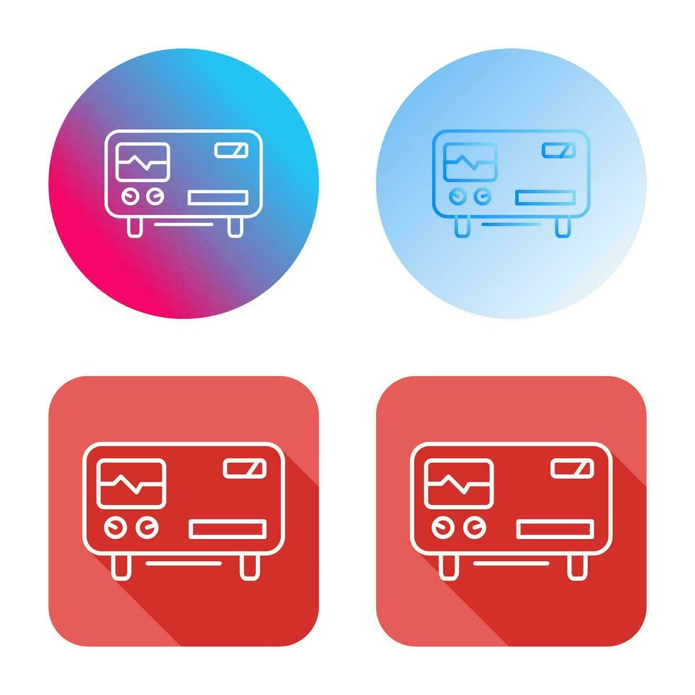 Oscillscope Vector Icon
