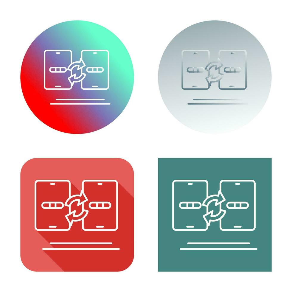 Data Transfer Vector Icon