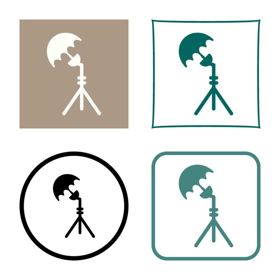 Unique Light Stand Vector Icon