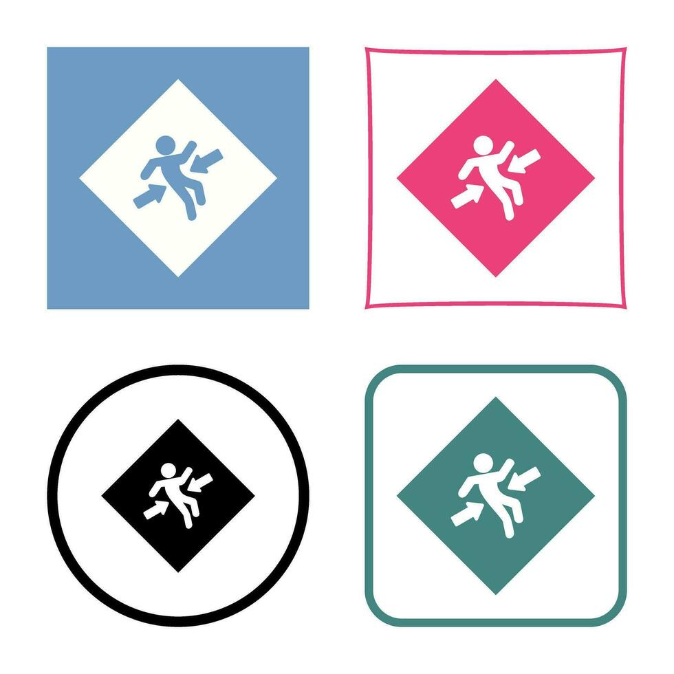 Crush Zone Vector Icon