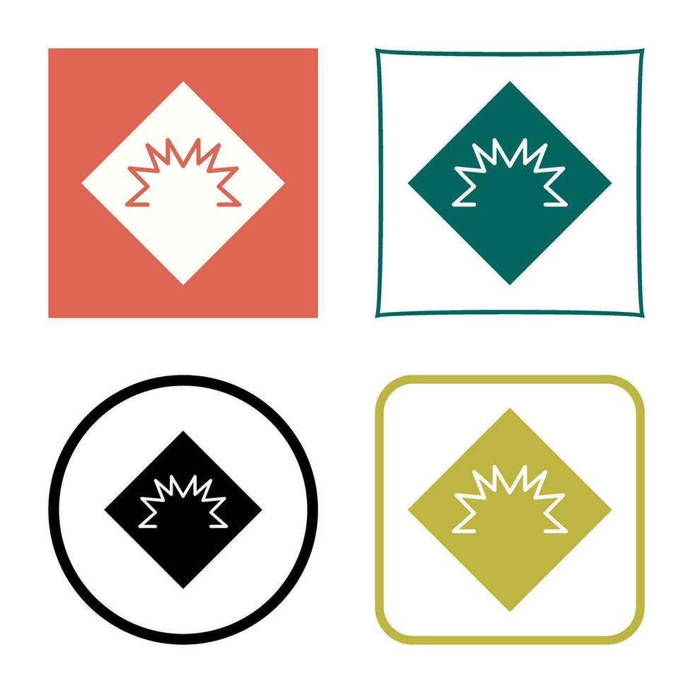 Danger of Welding Flash Vector Icon