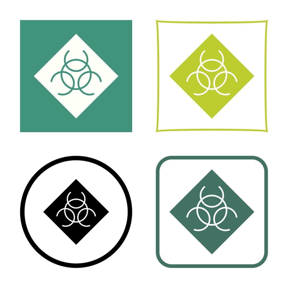 Biological Hazard Vector Icon