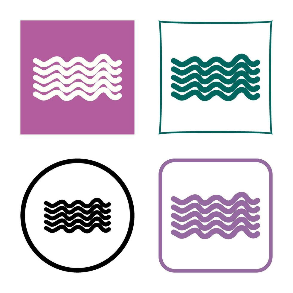 Magnetic Waves Vector Icon