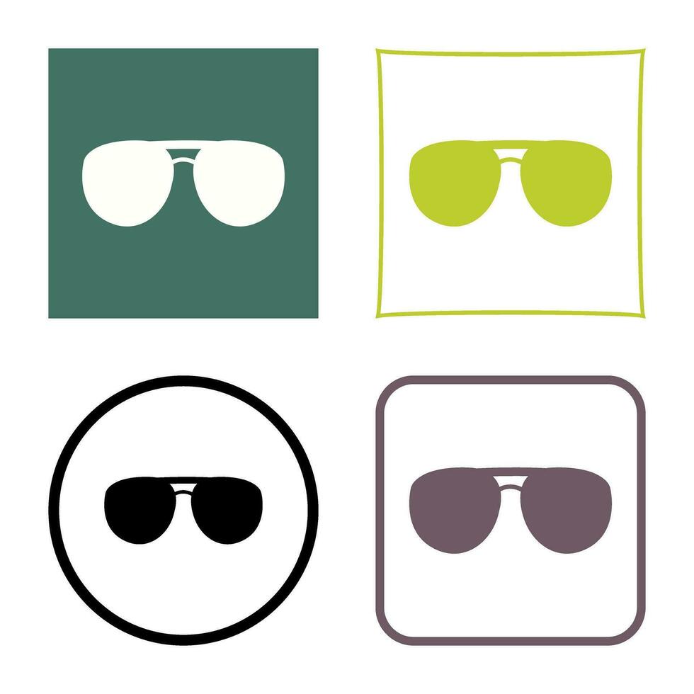 Unique Glasses Vector Icon