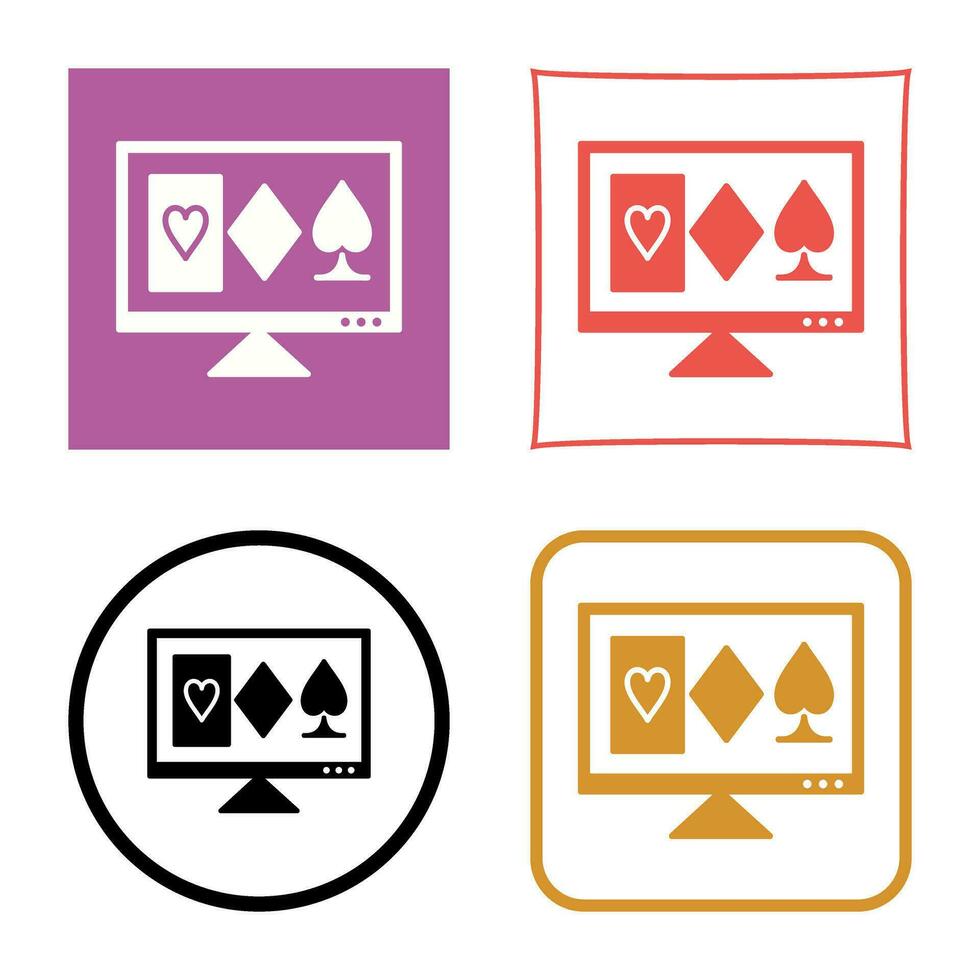 Online Gambling Vector Icon