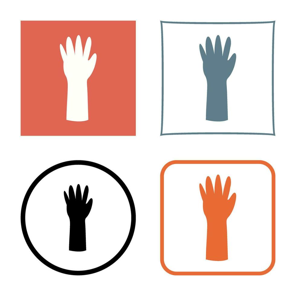 Unique Gloves Vector Icon