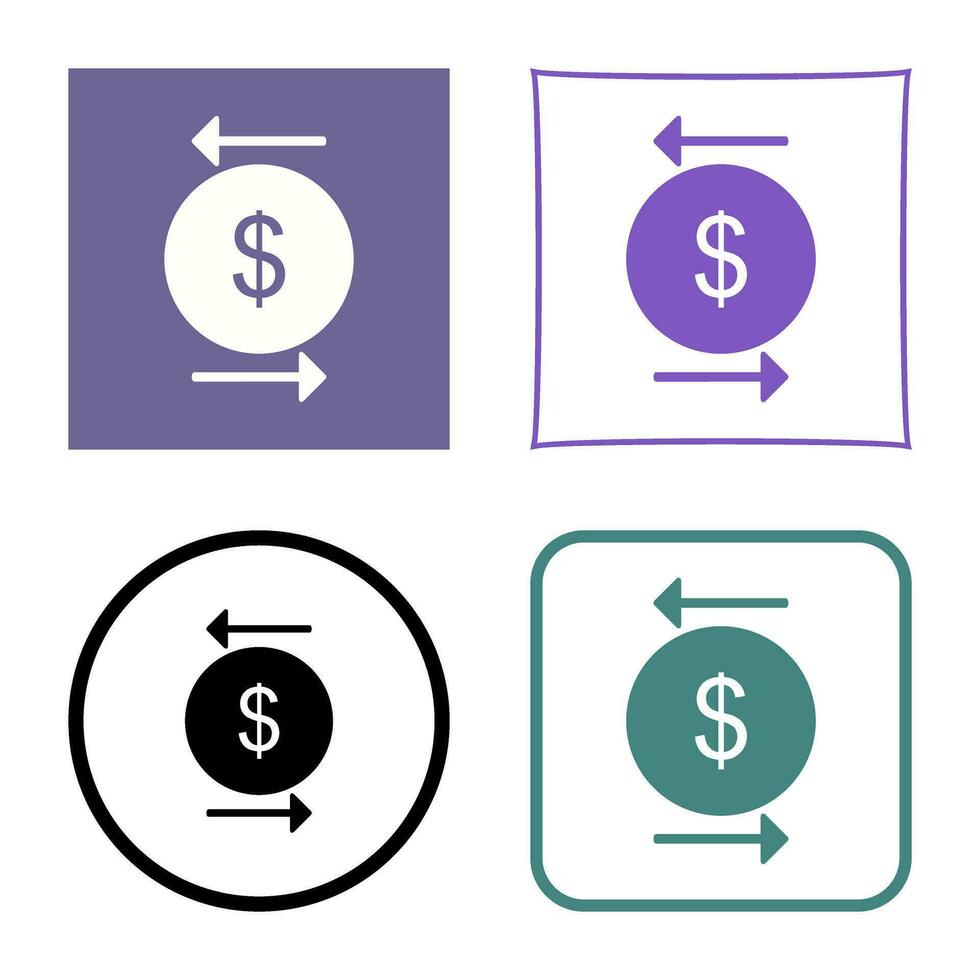 Unique Transcation Vector Icon