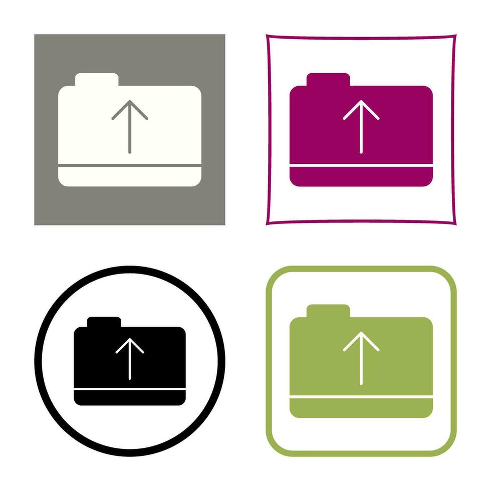 Unique Folder Vector Icon