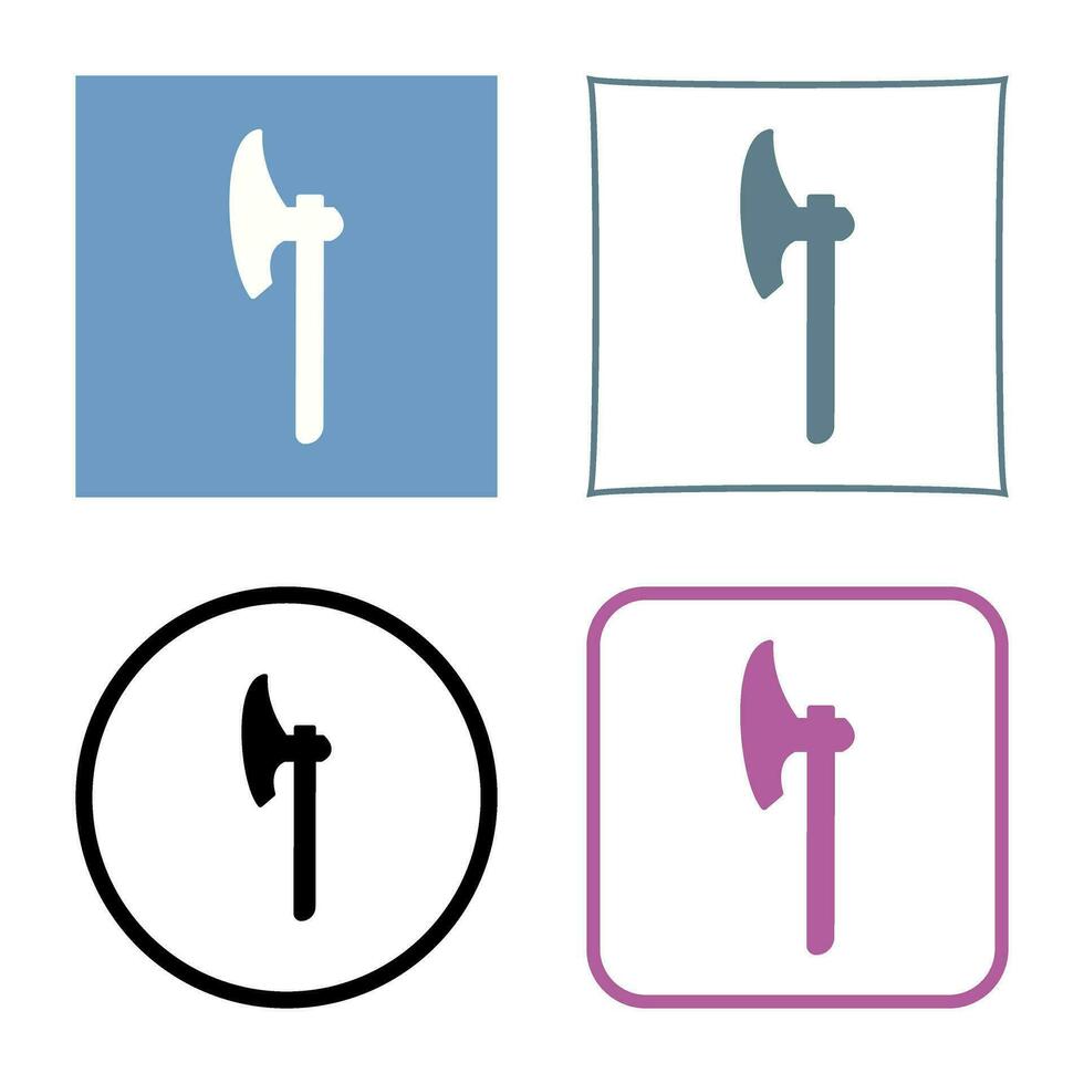 Unique Axe Vector Icon
